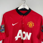 Shop 2013/14 MANCHESTER UNITED FELLAINI #31 HOME SHIRT (L) NIKE, classic football shirts, vintage football shirts & retro soccer jerseys at Cult Kits