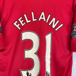 Shop 2013/14 MANCHESTER UNITED FELLAINI #31 HOME SHIRT (L) NIKE, classic football shirts, vintage football shirts & retro soccer jerseys at Cult Kits