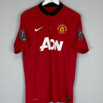 Shop 2013/14 MANCHESTER UNITED FELLAINI #31 HOME SHIRT (L) NIKE, classic football shirts, vintage football shirts & retro soccer jerseys at Cult Kits