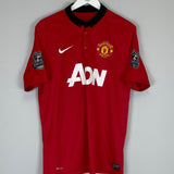 Shop 2013/14 MANCHESTER UNITED FELLAINI #31 HOME SHIRT (L) NIKE, classic football shirts, vintage football shirts & retro soccer jerseys at Cult Kits