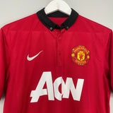 Shop 2013/14 MANCHESTER UNITED ROONEY #10 HOME SHIRT (M) NIKE, classic football shirts, vintage football shirts & retro soccer jerseys at Cult Kits