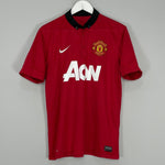 Shop 2013/14 MANCHESTER UNITED ROONEY #10 HOME SHIRT (M) NIKE, classic football shirts, vintage football shirts & retro soccer jerseys at Cult Kits