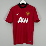 Shop 2013/14 MANCHESTER UNITED ROONEY #10 HOME SHIRT (M) NIKE, classic football shirts, vintage football shirts & retro soccer jerseys at Cult Kits