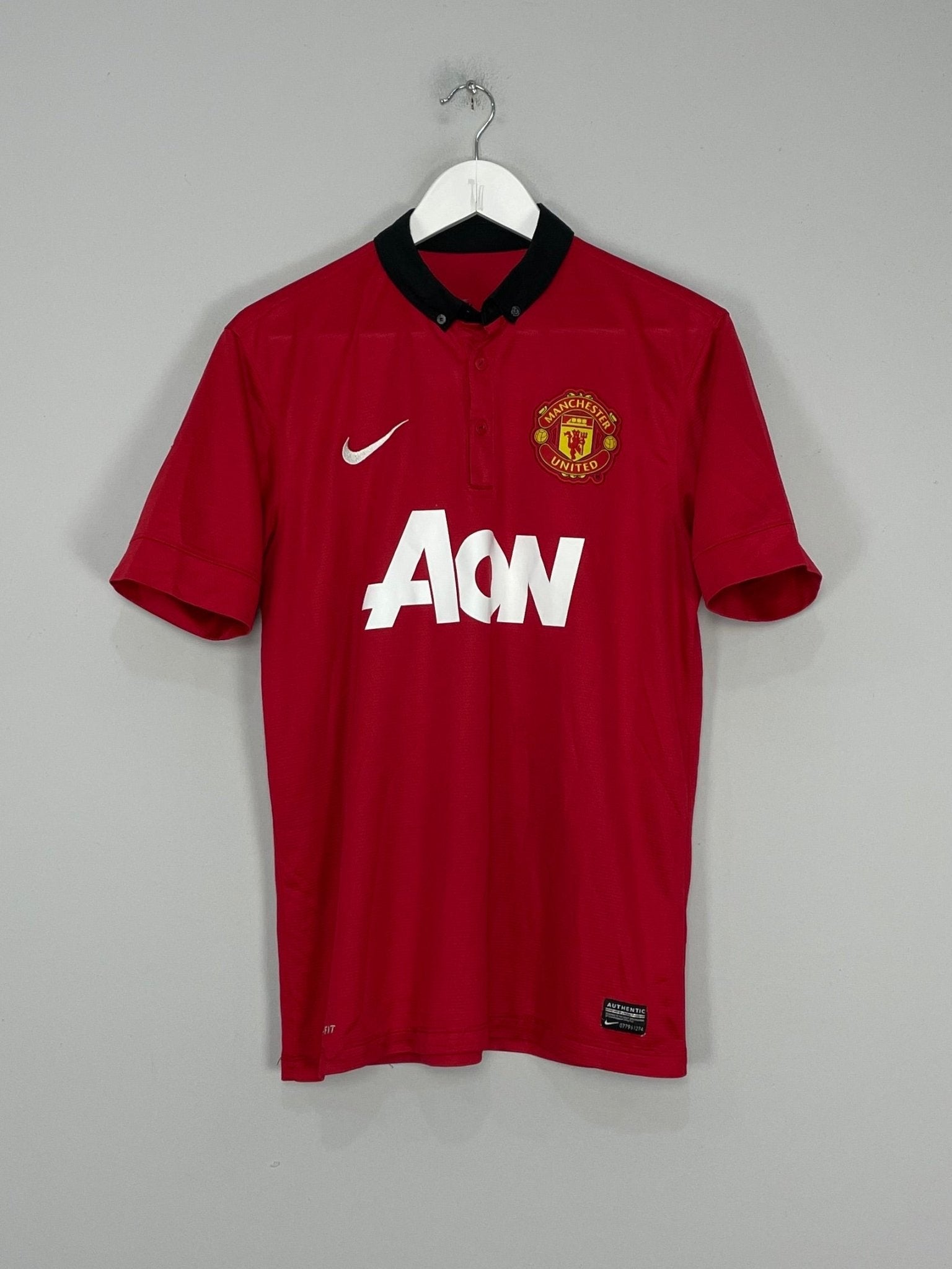 Shop 2013/14 MANCHESTER UNITED ROONEY #10 HOME SHIRT (M) NIKE, classic football shirts, vintage football shirts & retro soccer jerseys at Cult Kits