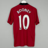 Shop 2013/14 MANCHESTER UNITED ROONEY #10 HOME SHIRT (M) NIKE, classic football shirts, vintage football shirts & retro soccer jerseys at Cult Kits