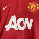 Shop 2013/14 MANCHESTER UNITED ROONEY #10 HOME SHIRT (XL) NIKE, classic football shirts, vintage football shirts & retro soccer jerseys at Cult Kits