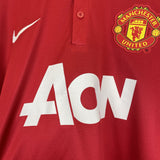 Shop 2013/14 MANCHESTER UNITED ROONEY #10 HOME SHIRT (XL) NIKE, classic football shirts, vintage football shirts & retro soccer jerseys at Cult Kits