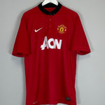 Shop 2013/14 MANCHESTER UNITED ROONEY #10 HOME SHIRT (XL) NIKE, classic football shirts, vintage football shirts & retro soccer jerseys at Cult Kits
