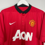 Shop 2013/14 MANCHESTER UNITED ROONEY #10 HOME SHIRT (XL) NIKE, classic football shirts, vintage football shirts & retro soccer jerseys at Cult Kits