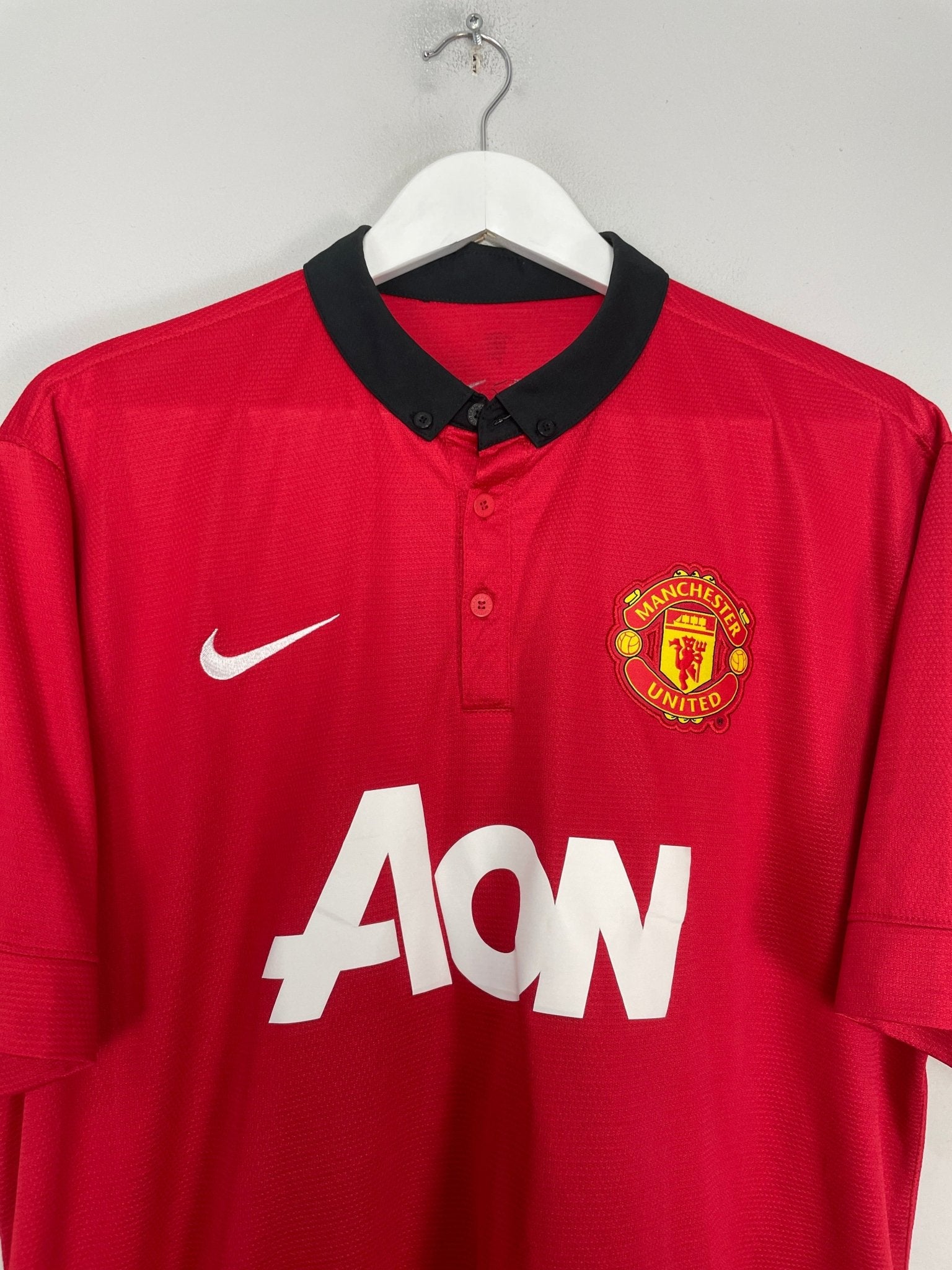 Shop 2013/14 MANCHESTER UNITED ROONEY #10 HOME SHIRT (XL) NIKE, classic football shirts, vintage football shirts & retro soccer jerseys at Cult Kits