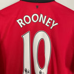 Shop 2013/14 MANCHESTER UNITED ROONEY #10 HOME SHIRT (XL) NIKE, classic football shirts, vintage football shirts & retro soccer jerseys at Cult Kits