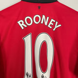 Shop 2013/14 MANCHESTER UNITED ROONEY #10 HOME SHIRT (XL) NIKE, classic football shirts, vintage football shirts & retro soccer jerseys at Cult Kits