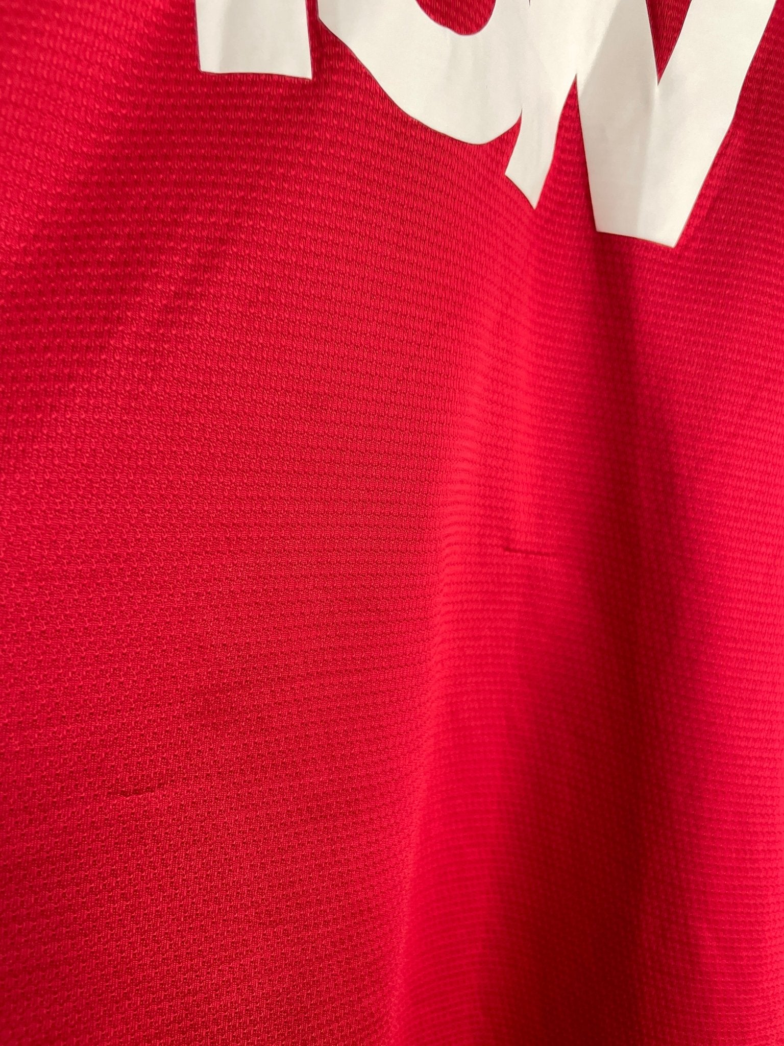 Shop 2013/14 MANCHESTER UNITED VIDIC #15 L/S C/L HOME SHIRT (L) NIKE, classic football shirts, vintage football shirts & retro soccer jerseys at Cult Kits