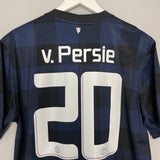 Shop 2013/14 MANCHESTER UNITED V.PERSIE #20 AWAY SHIRT (L) NIKE, classic football shirts, vintage football shirts & retro soccer jerseys at Cult Kits