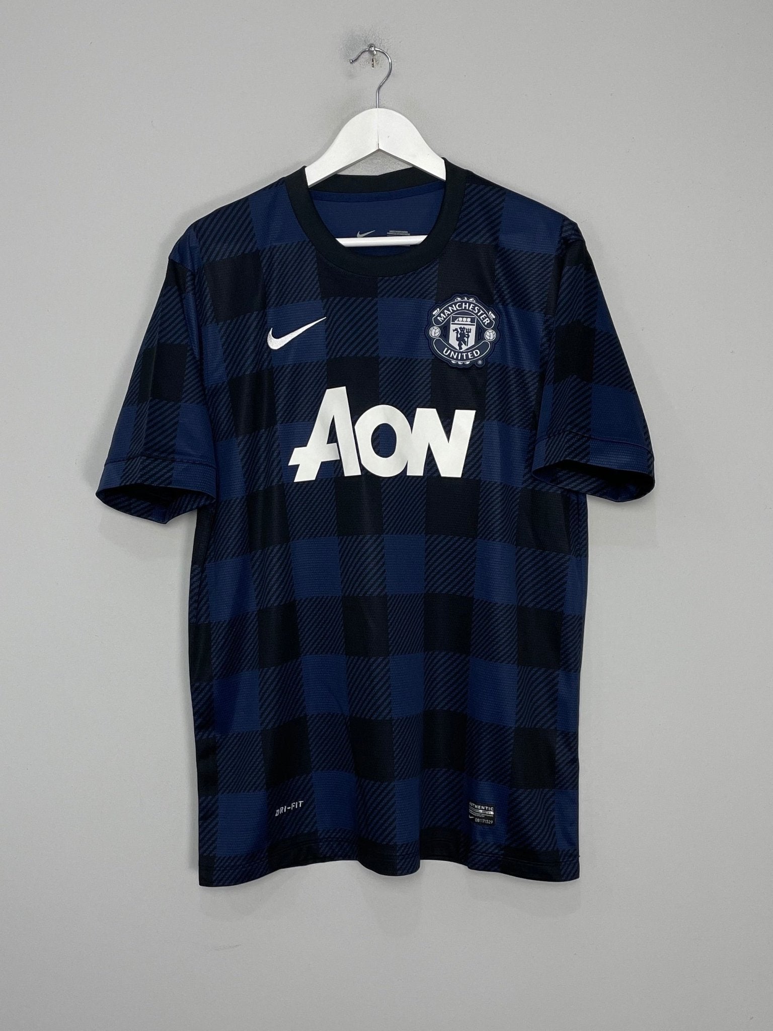 Shop 2013/14 MANCHESTER UNITED V.PERSIE #20 AWAY SHIRT (L) NIKE, classic football shirts, vintage football shirts & retro soccer jerseys at Cult Kits