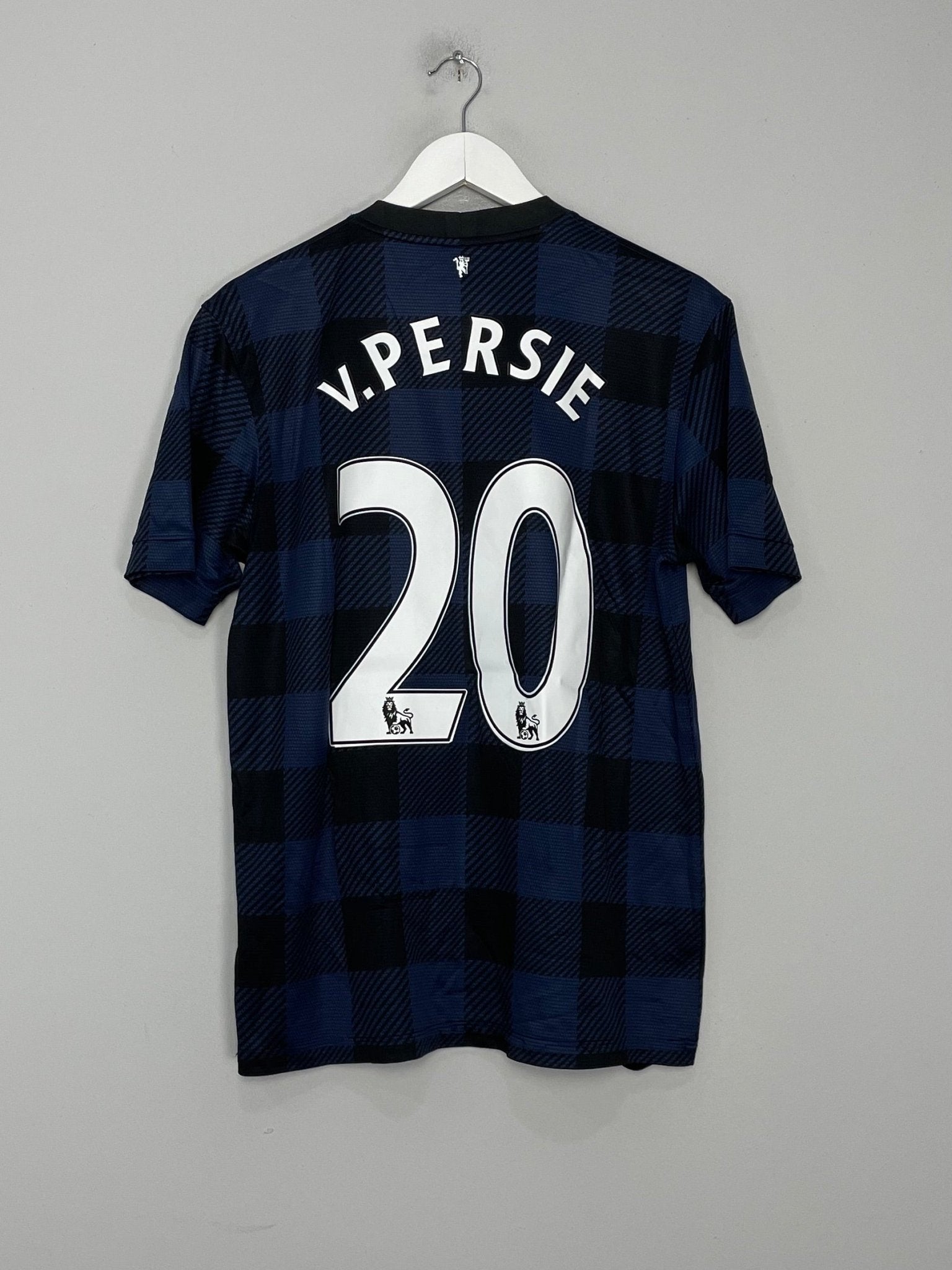Shop 2013/14 MANCHESTER UNITED V.PERSIE #20 AWAY SHIRT (M) NIKE, classic football shirts, vintage football shirts & retro soccer jerseys at Cult Kits