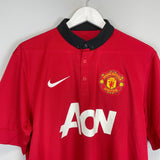 Shop 2013/14 MANCHESTER UNITED V.PERSIE #20 *BNWT* HOME SHIRT (L) NIKE, classic football shirts, vintage football shirts & retro soccer jerseys at Cult Kits