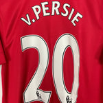 Shop 2013/14 MANCHESTER UNITED V.PERSIE #20 HOME SHIRT (L) NIKE, classic football shirts, vintage football shirts & retro soccer jerseys at Cult Kits