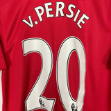 Shop 2013/14 MANCHESTER UNITED V.PERSIE #20 HOME SHIRT (L) NIKE, classic football shirts, vintage football shirts & retro soccer jerseys at Cult Kits