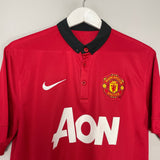 Shop 2013/14 MANCHESTER UNITED V.PERSIE #20 HOME SHIRT (L) NIKE, classic football shirts, vintage football shirts & retro soccer jerseys at Cult Kits