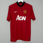 Shop 2013/14 MANCHESTER UNITED V.PERSIE #20 HOME SHIRT (L) NIKE, classic football shirts, vintage football shirts & retro soccer jerseys at Cult Kits
