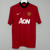 Shop 2013/14 MANCHESTER UNITED V.PERSIE #20 HOME SHIRT (L) NIKE, classic football shirts, vintage football shirts & retro soccer jerseys at Cult Kits