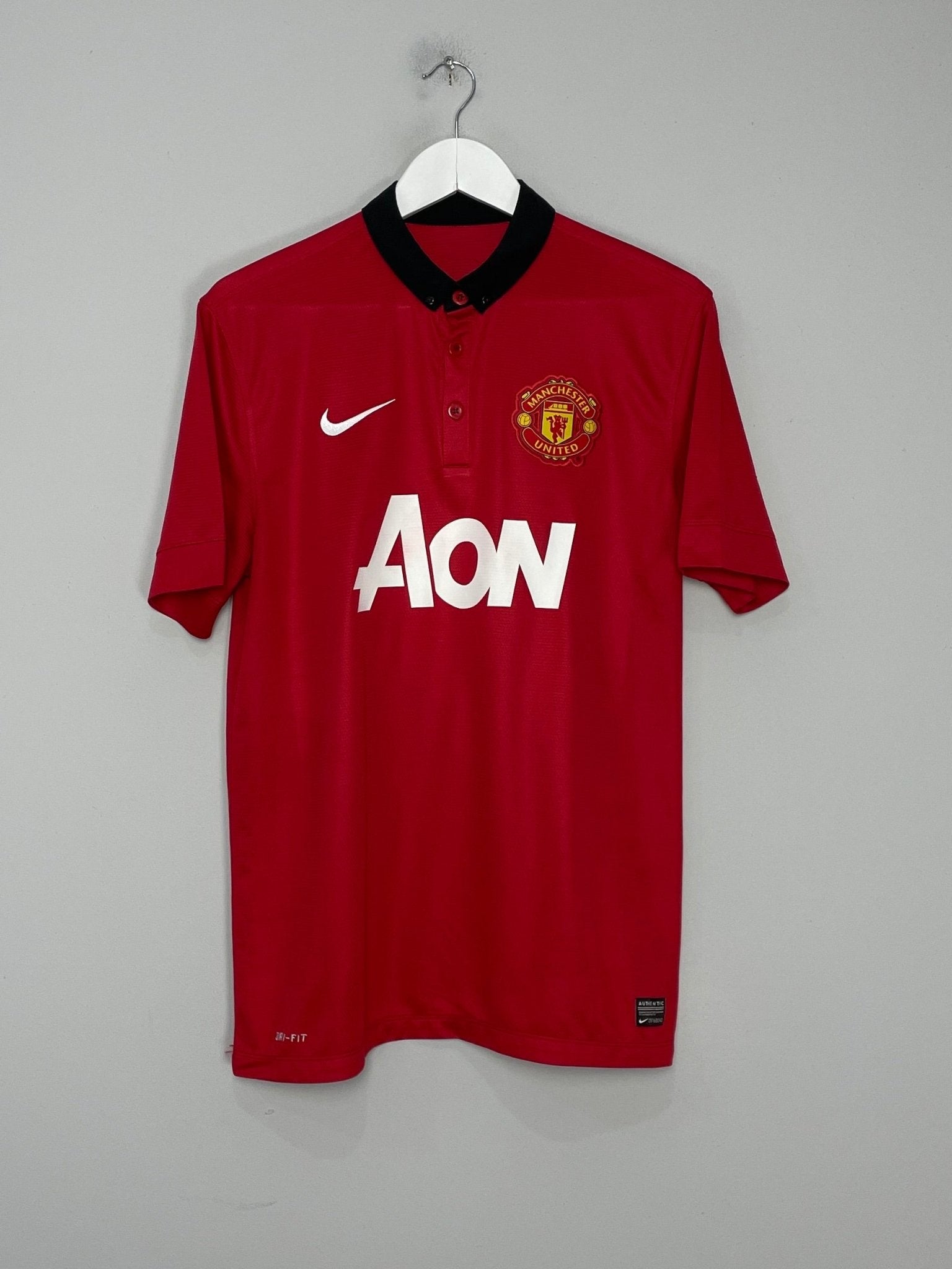 Shop 2013/14 MANCHESTER UNITED V.PERSIE #20 HOME SHIRT (L) NIKE, classic football shirts, vintage football shirts & retro soccer jerseys at Cult Kits