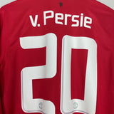 Shop 2013/14 MANCHESTER UNITED V.PERSIE #20 L/S HOME SHIRT (M) NIKE, classic football shirts, vintage football shirts & retro soccer jerseys at Cult Kits