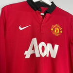 Shop 2013/14 MANCHESTER UNITED V.PERSIE #20 L/S HOME SHIRT (M) NIKE, classic football shirts, vintage football shirts & retro soccer jerseys at Cult Kits