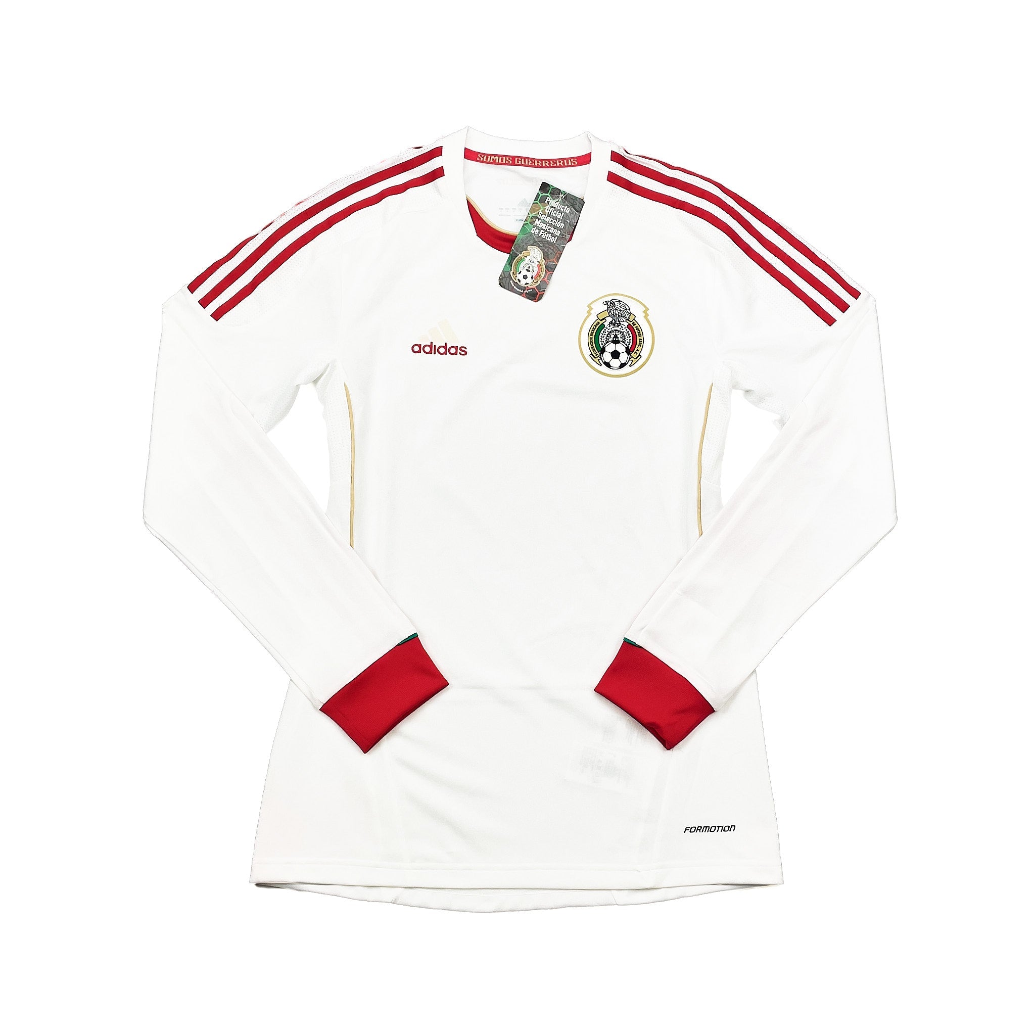 Buy 2013/14 Mexico *BNWT with Defects* L/S Player Issue Away Shirt (M) Adidas ~ Free worldwide shipping available ~ Authentic Vintage Football Shirts from Cult Kits