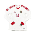 Buy 2013/14 Mexico J.Hernandez 14 *BNWT* Player Issue L/S Away Shirt (M) Adidas ~ Free worldwide shipping available ~ Authentic Vintage Football Shirts from Cult Kits