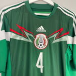 Shop 2013/14 MEXICO R.MARQUEZ #4 HOME SHIRT (L) ADIDAS, classic football shirts, vintage football shirts & retro soccer jerseys at Cult Kits