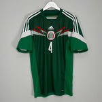Shop 2013/14 MEXICO R.MARQUEZ #4 HOME SHIRT (L) ADIDAS, classic football shirts, vintage football shirts & retro soccer jerseys at Cult Kits