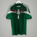 Shop 2013/14 MEXICO R.MARQUEZ #4 HOME SHIRT (L) ADIDAS, classic football shirts, vintage football shirts & retro soccer jerseys at Cult Kits