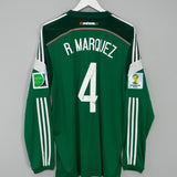 Shop 2013/14 MEXICO R.MARQUEZ #4 L/S HOME SHIRT (XL) ADIDAS, classic football shirts, vintage football shirts & retro soccer jerseys at Cult Kits