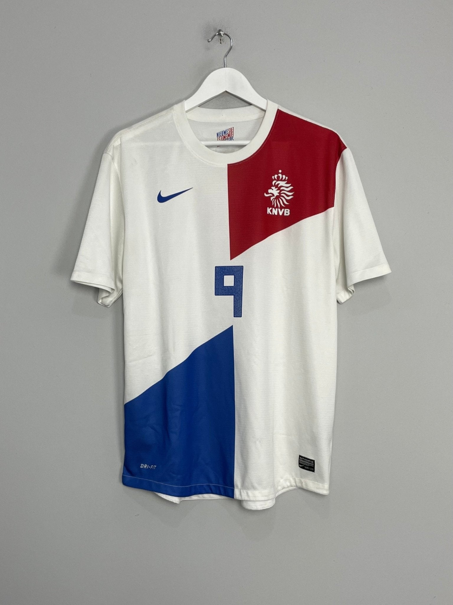 Shop 2013/14 NETHERLANDS V.PERSIE #9 AWAY SHIRT (L) NIKE, classic football shirts, vintage football shirts & retro soccer jerseys at Cult Kits