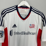 Shop 2013/14 NEW ENGLAND REVOLUTION FAGUNDEZ #14 AWAY SHIRT (M) ADIDAS, classic football shirts, vintage football shirts & retro soccer jerseys at Cult Kits