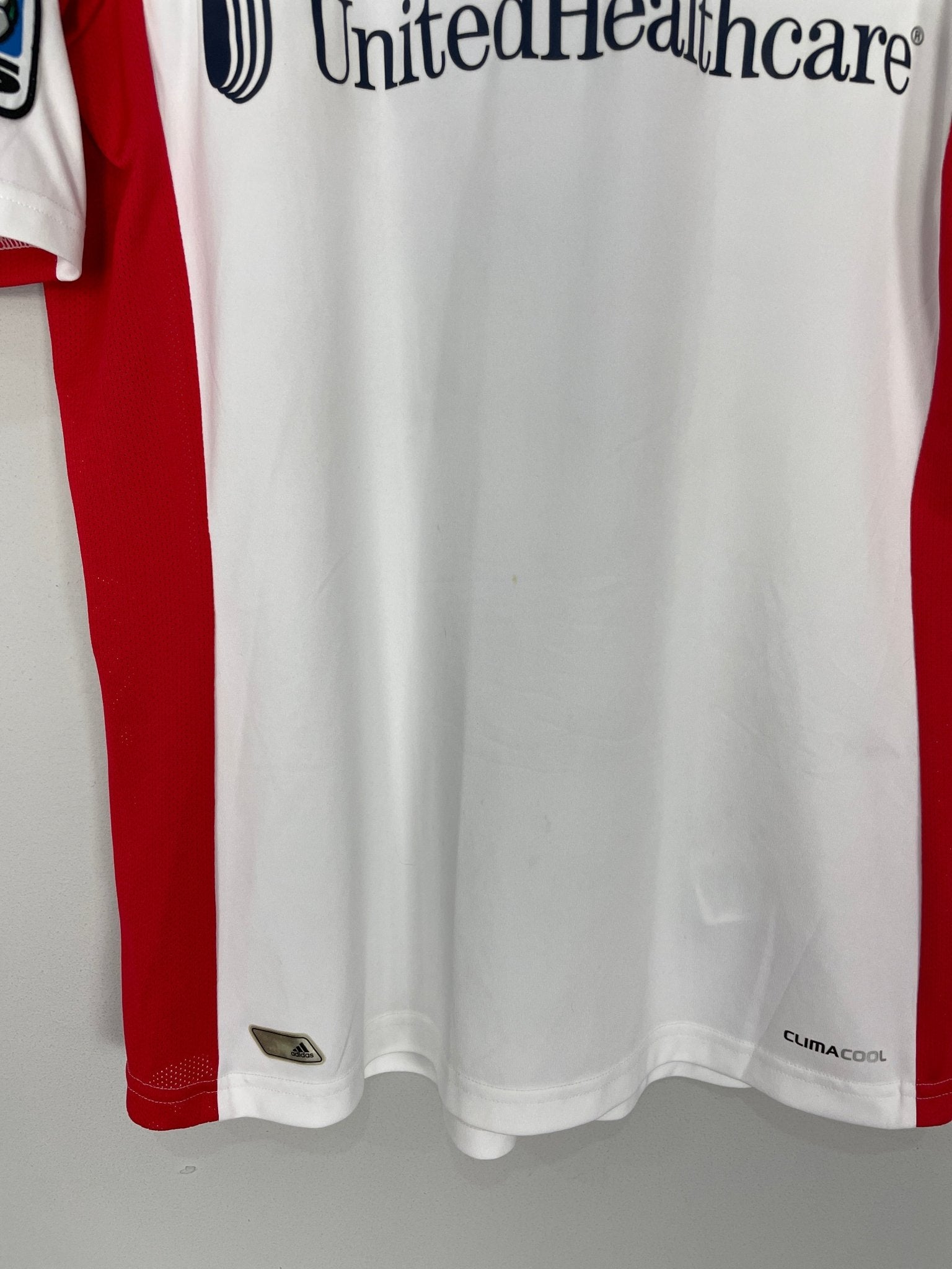 Shop 2013/14 NEW ENGLAND REVOLUTION FAGUNDEZ #14 AWAY SHIRT (M) ADIDAS, classic football shirts, vintage football shirts & retro soccer jerseys at Cult Kits