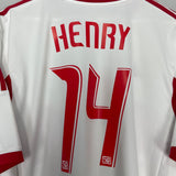 Shop 2013/14 NEW YORK RED BULLS HENRY #14 HOME SHIRT (XL) ADIDAS, classic football shirts, vintage football shirts & retro soccer jerseys at Cult Kits