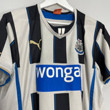 Shop 2013/14 NEWCASTLE UNITED HOME SHIRT (L) PUMA, classic football shirts, vintage football shirts & retro soccer jerseys at Cult Kits