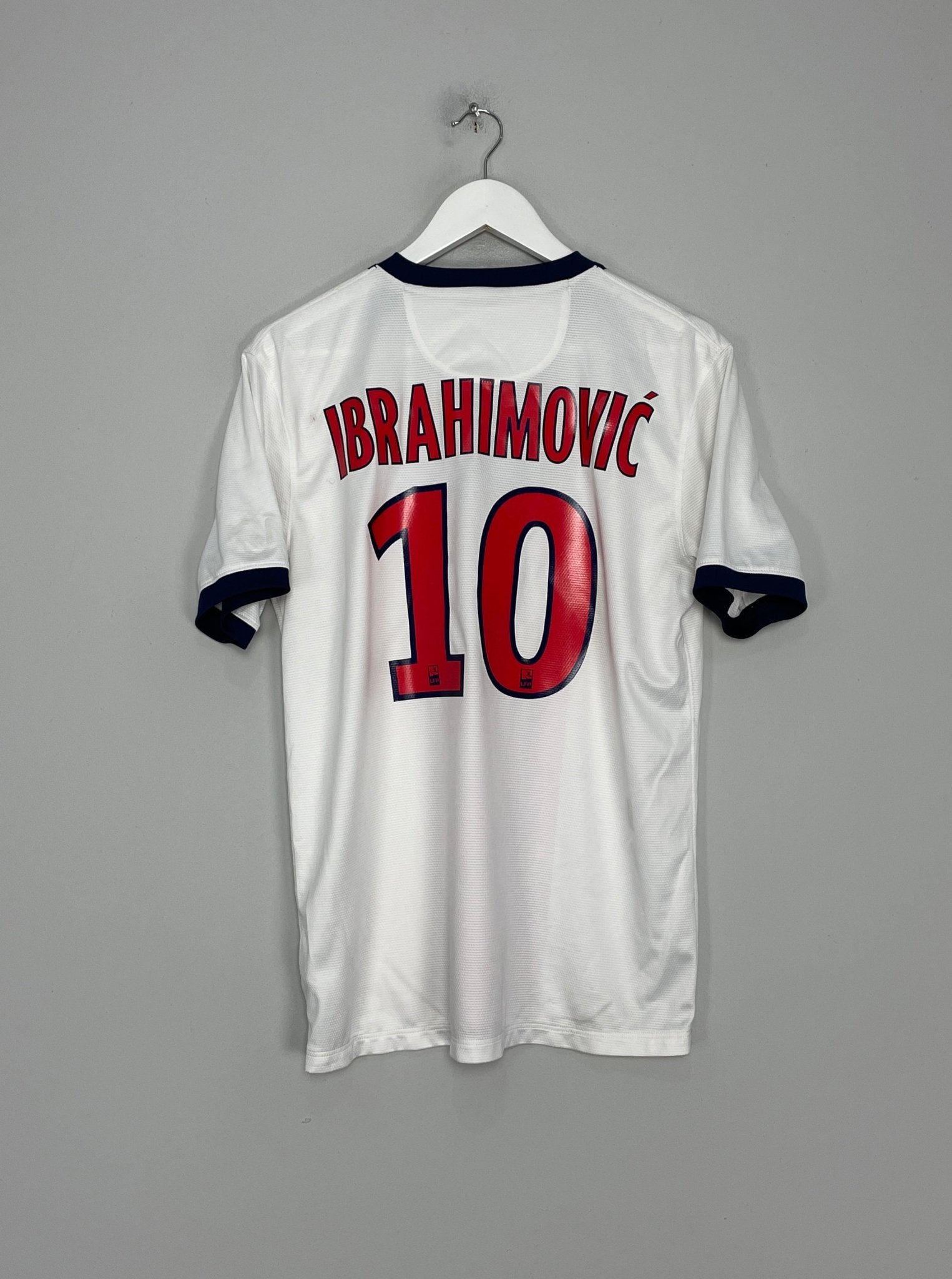 Shop 2013/14 PSG IBRAHIMOVIC #10 AWAY SHIRT (M) NIKE, classic football shirts, vintage football shirts & retro soccer jerseys at Cult Kits