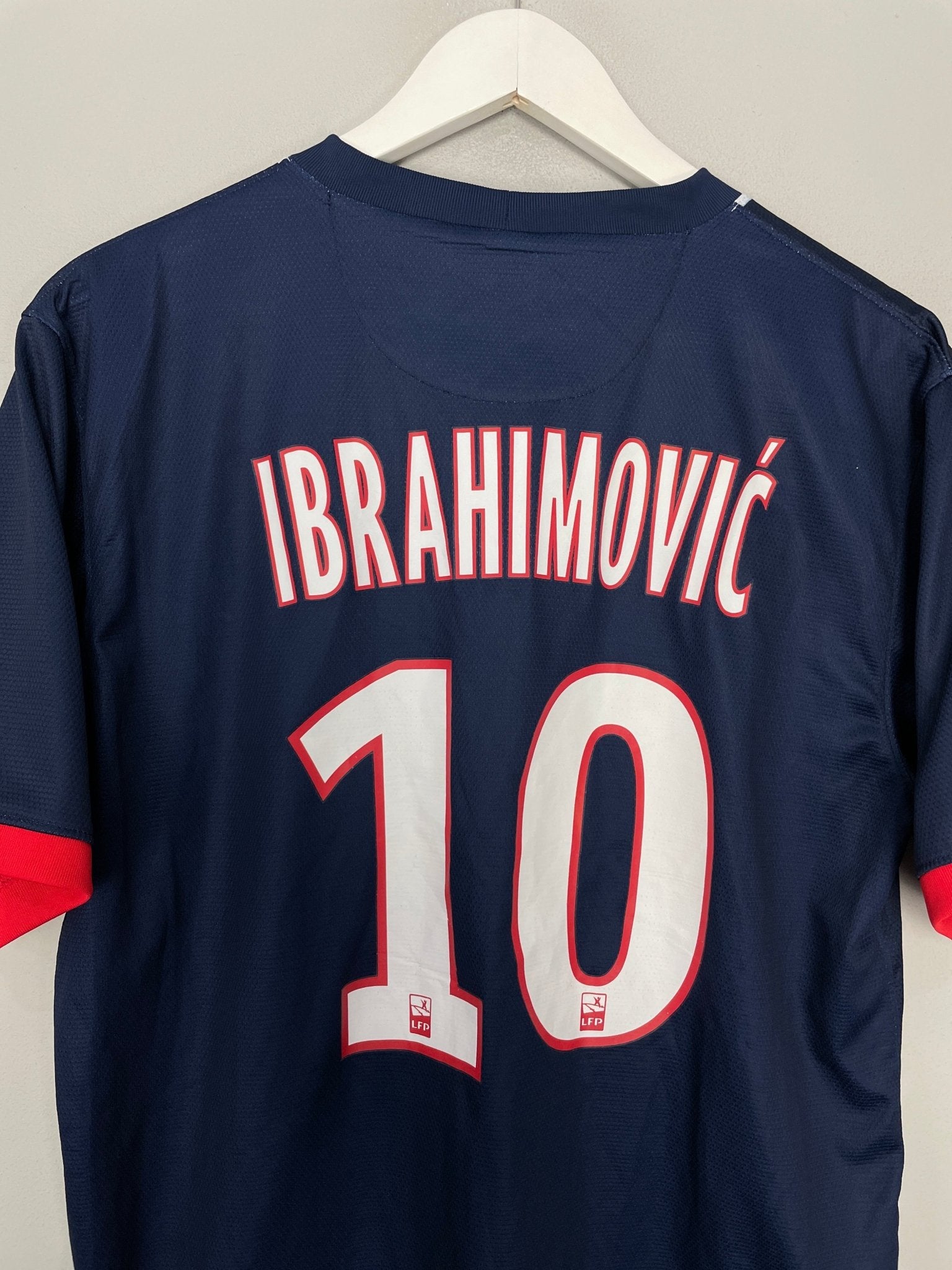 Shop 2013/14 PSG IBRAHIMOVIC #10 HOME SHIRT (L) NIKE, classic football shirts, vintage football shirts & retro soccer jerseys at Cult Kits