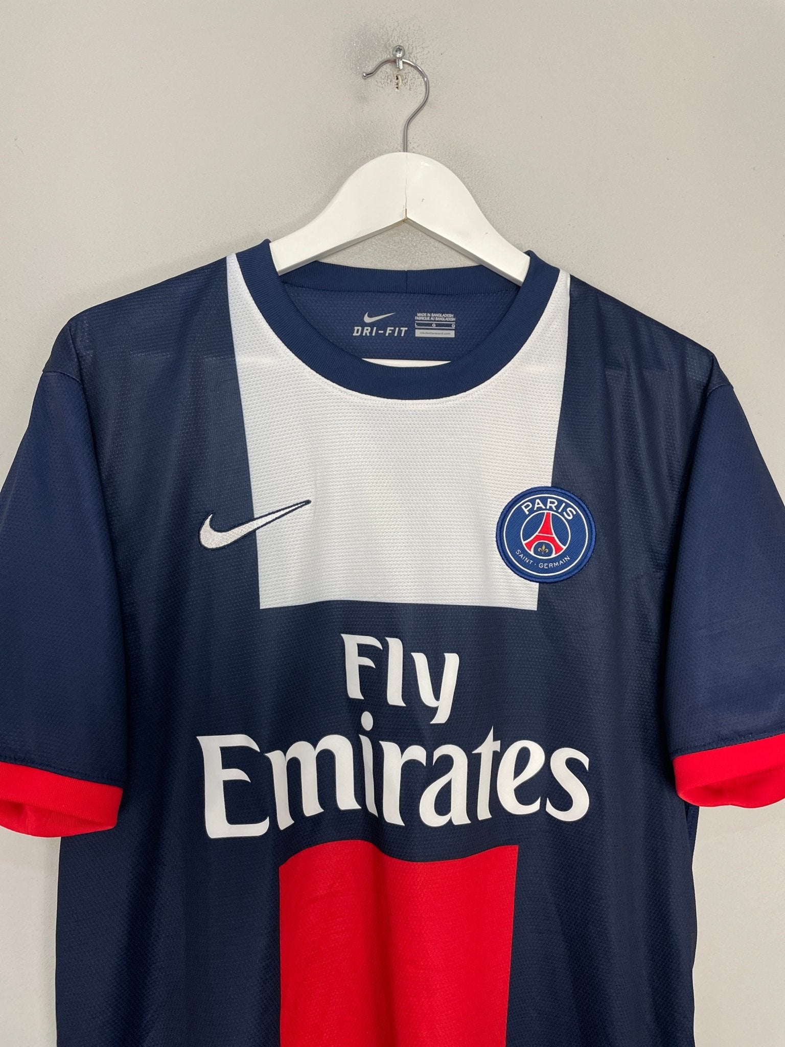 Shop 2013/14 PSG IBRAHIMOVIC #10 HOME SHIRT (L) NIKE, classic football shirts, vintage football shirts & retro soccer jerseys at Cult Kits