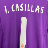 Shop 2013/14 REAL MADRID I.CASILLAS #1 GK SHIRT (XL) ADIDAS, classic football shirts, vintage football shirts & retro soccer jerseys at Cult Kits