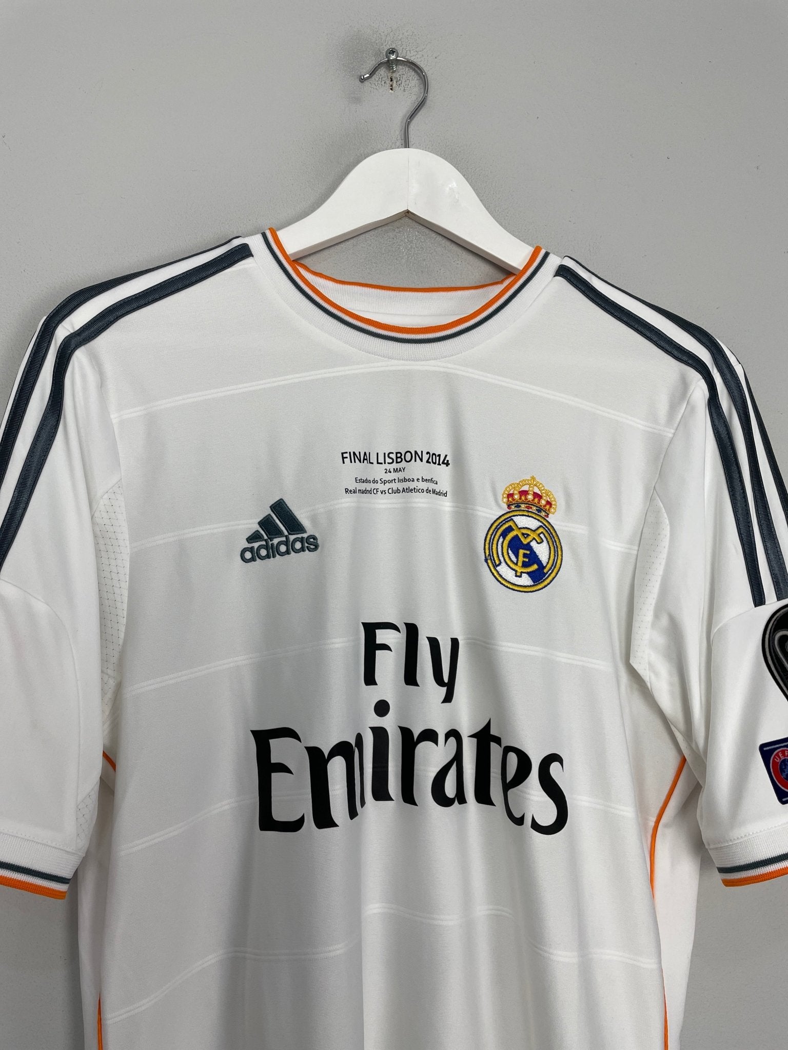 Shop 2013/14 REAL MADRID MARCELO #12 *C/L FINAL* HOME SHIRT (M) ADIDAS, classic football shirts, vintage football shirts & retro soccer jerseys at Cult Kits