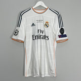 Shop 2013/14 REAL MADRID MARCELO #12 *C/L FINAL* HOME SHIRT (M) ADIDAS, classic football shirts, vintage football shirts & retro soccer jerseys at Cult Kits