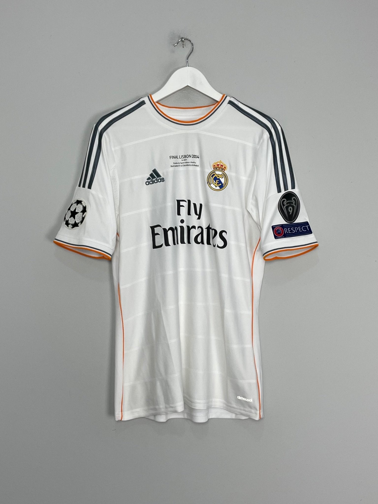Shop 2013/14 REAL MADRID MARCELO #12 *C/L FINAL* HOME SHIRT (M) ADIDAS, classic football shirts, vintage football shirts & retro soccer jerseys at Cult Kits