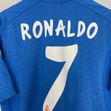 Shop 2013/14 REAL MADRID RONALDO #7 AWAY SHIRT (M) ADIDAS, classic football shirts, vintage football shirts & retro soccer jerseys at Cult Kits