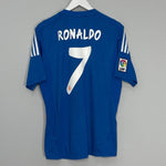 Shop 2013/14 REAL MADRID RONALDO #7 AWAY SHIRT (M) ADIDAS, classic football shirts, vintage football shirts & retro soccer jerseys at Cult Kits