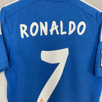 Shop 2013/14 REAL MADRID RONALDO #7 AWAY SHIRT (S) ADIDAS, classic football shirts, vintage football shirts & retro soccer jerseys at Cult Kits